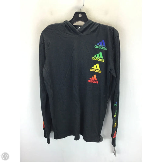 Top Long Sleeve By Adidas In Black, Size: Xl