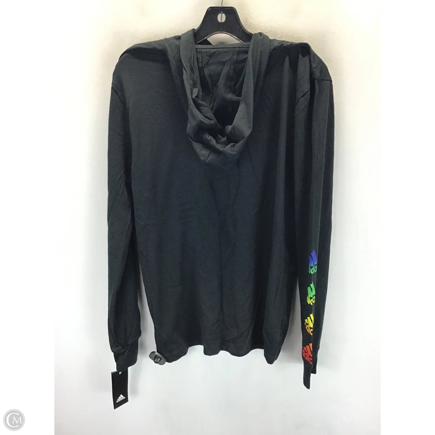 Top Long Sleeve By Adidas In Black, Size: Xl