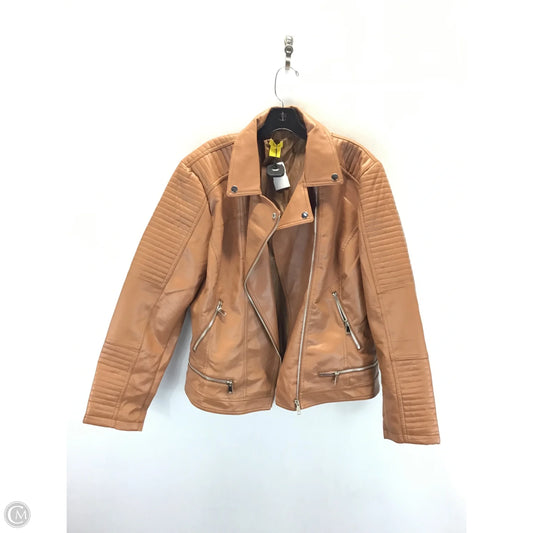 Jacket Other By Clothes Mentor In Brown, Size: 3x