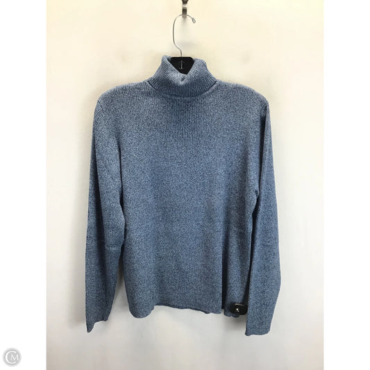 Top Long Sleeve By Karen Scott In Blue, Size: Xl