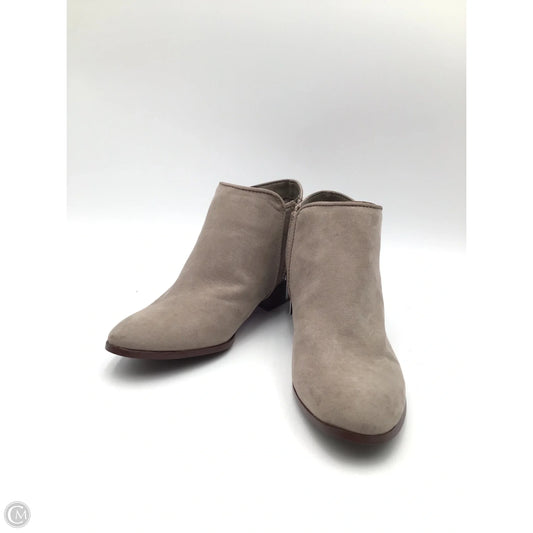 Boots Ankle Heels By Sam Edelman In Taupe, Size: 8
