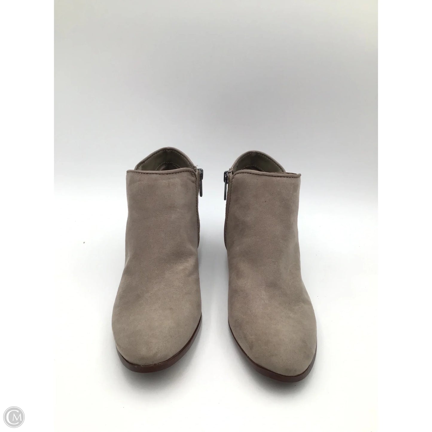 Boots Ankle Heels By Sam Edelman In Taupe, Size: 8