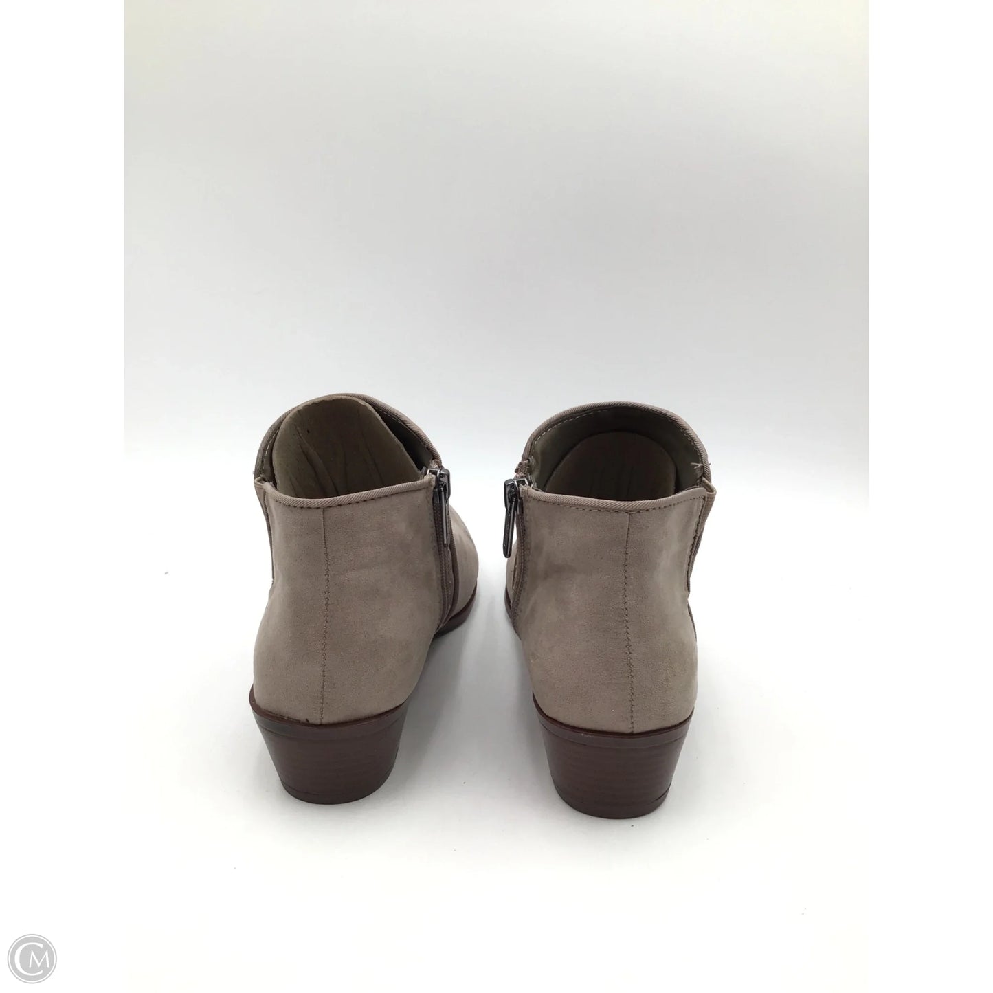 Boots Ankle Heels By Sam Edelman In Taupe, Size: 8