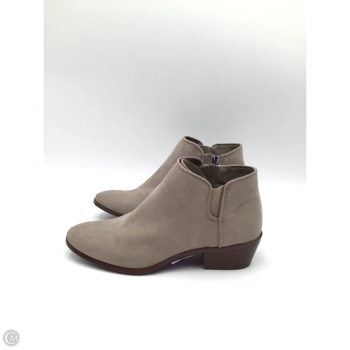 Boots Ankle Heels By Sam Edelman In Taupe, Size: 8