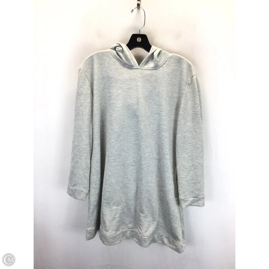 Top Long Sleeve By Clothes Mentor In Grey, Size: Xl