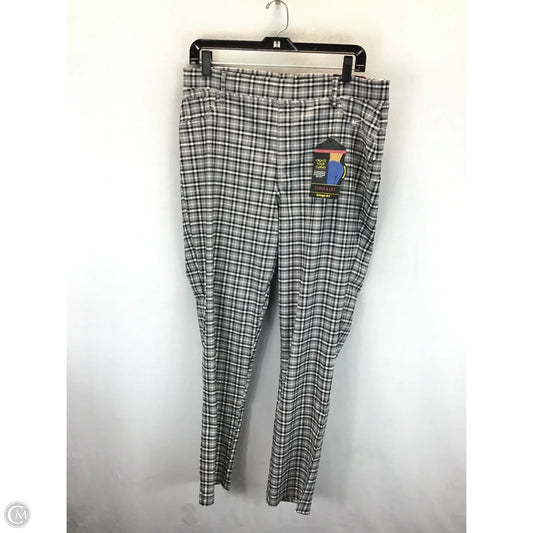 Pants Other By Clothes Mentor In Plaid Pattern, Size: Xl