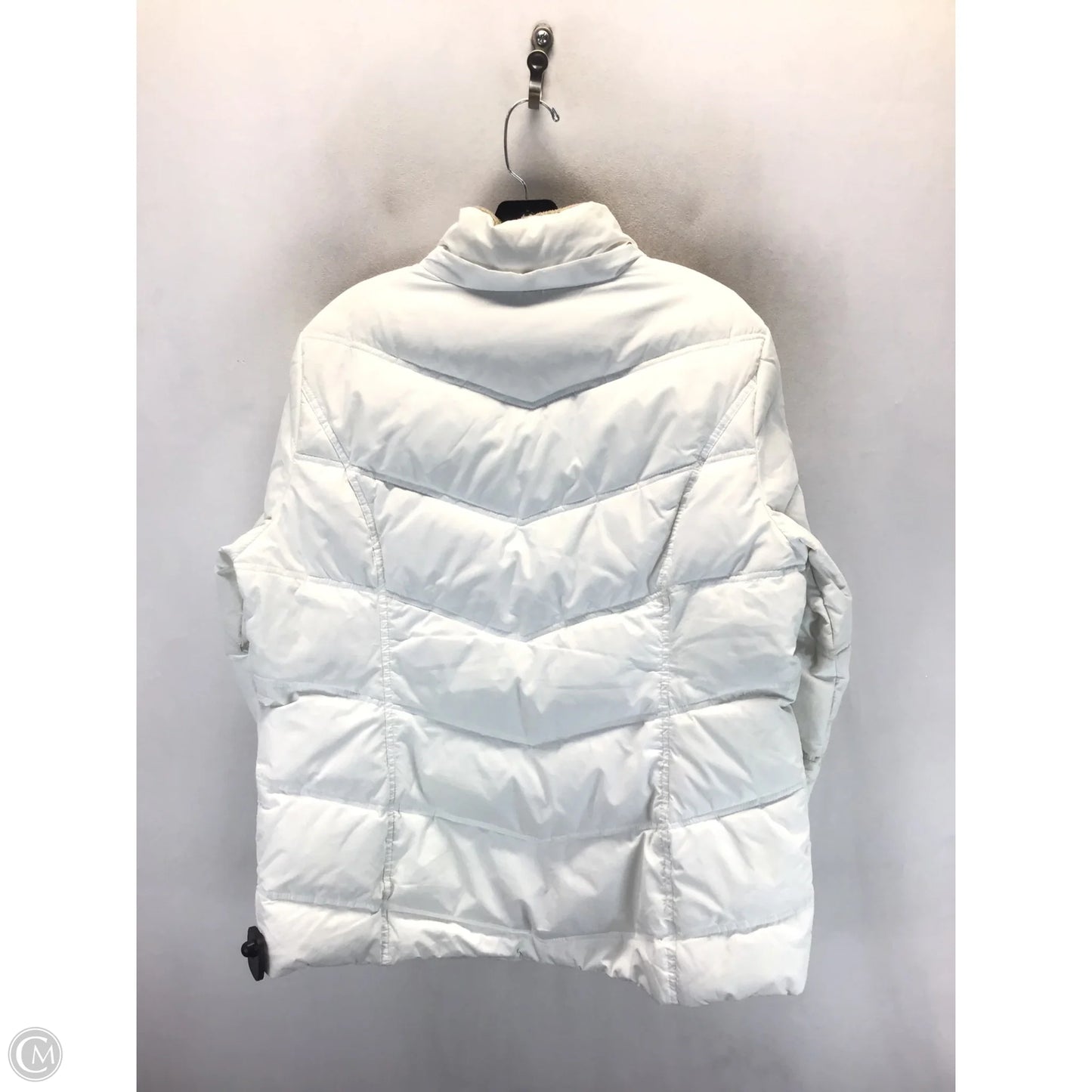 Coat Puffer & Quilted By Tommy Hilfiger In White, Size: Xl