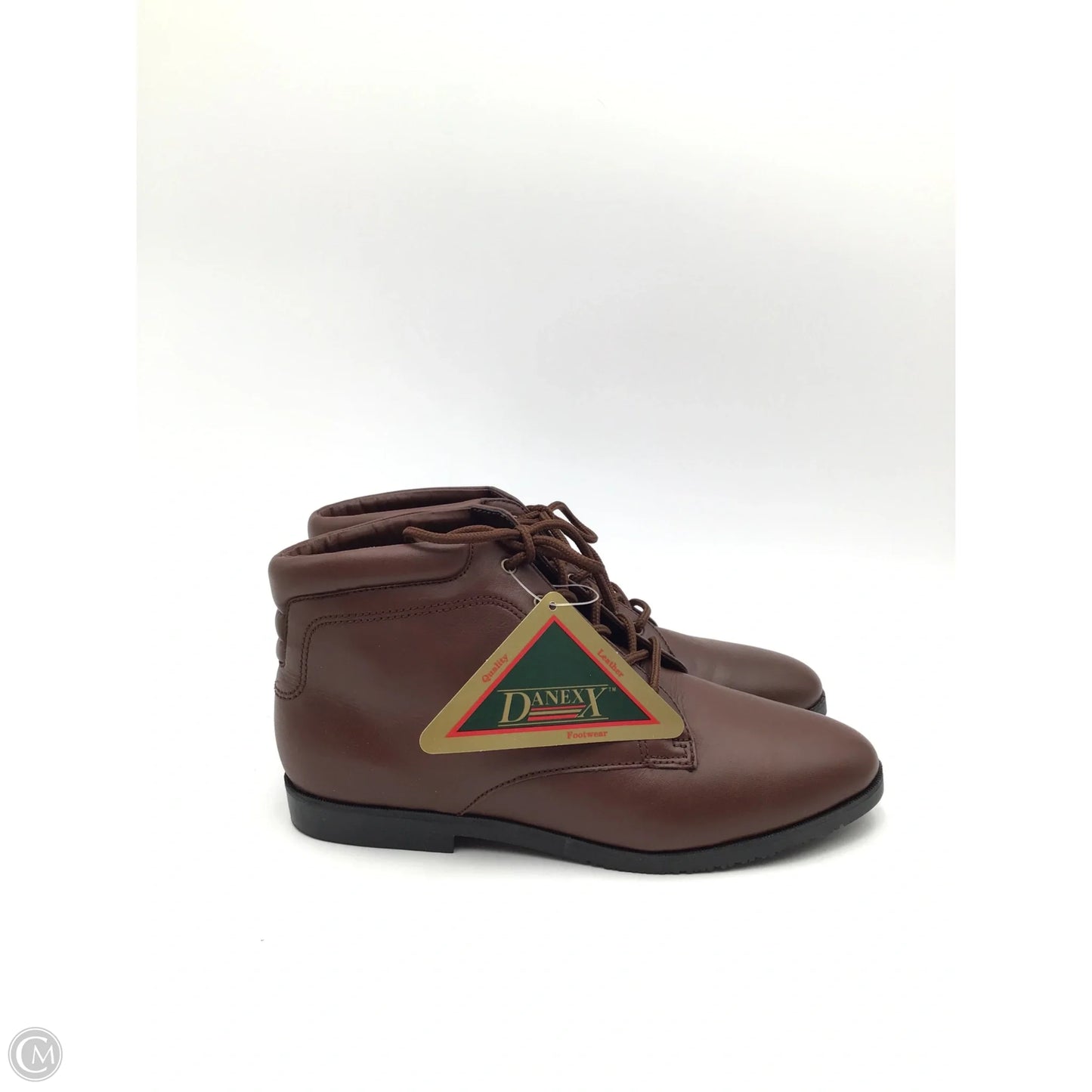 Boots Ankle Flats By Clothes Mentor In Brown, Size: 7.5