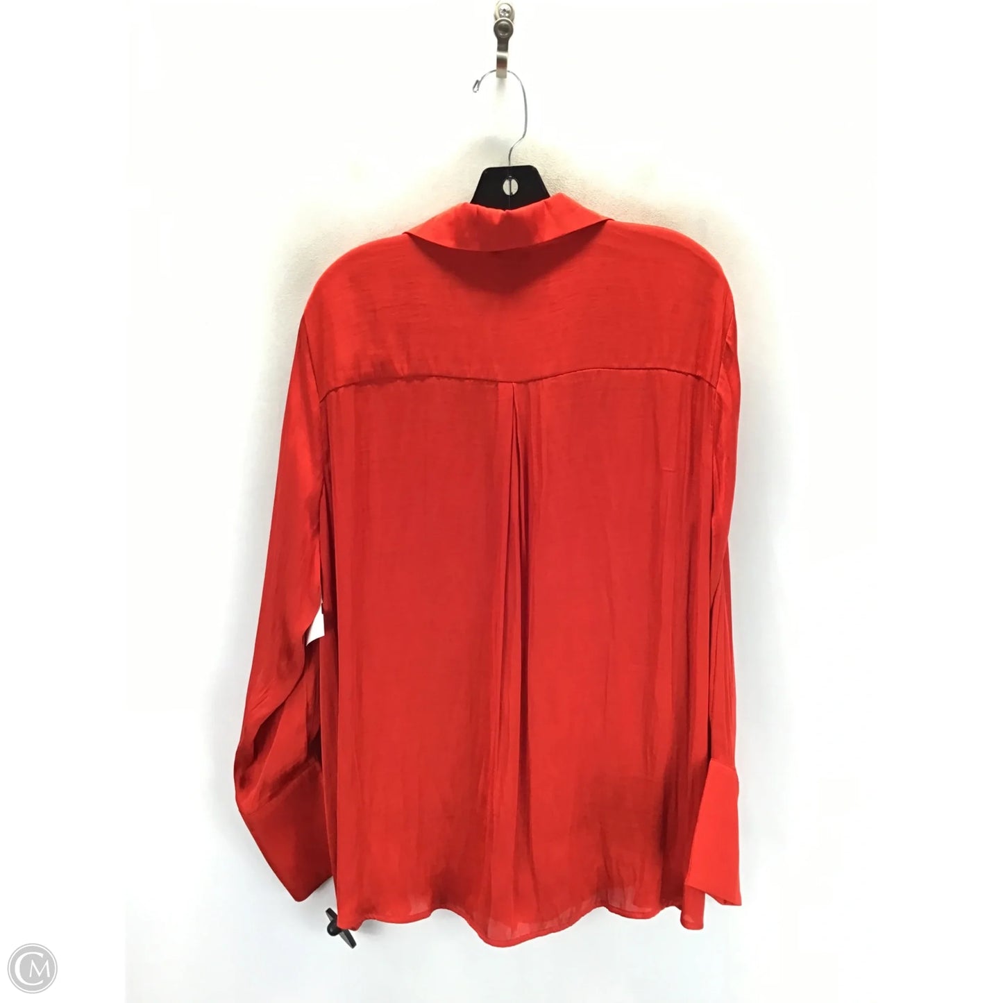 Top Long Sleeve By Worthington In Red, Size: Xl
