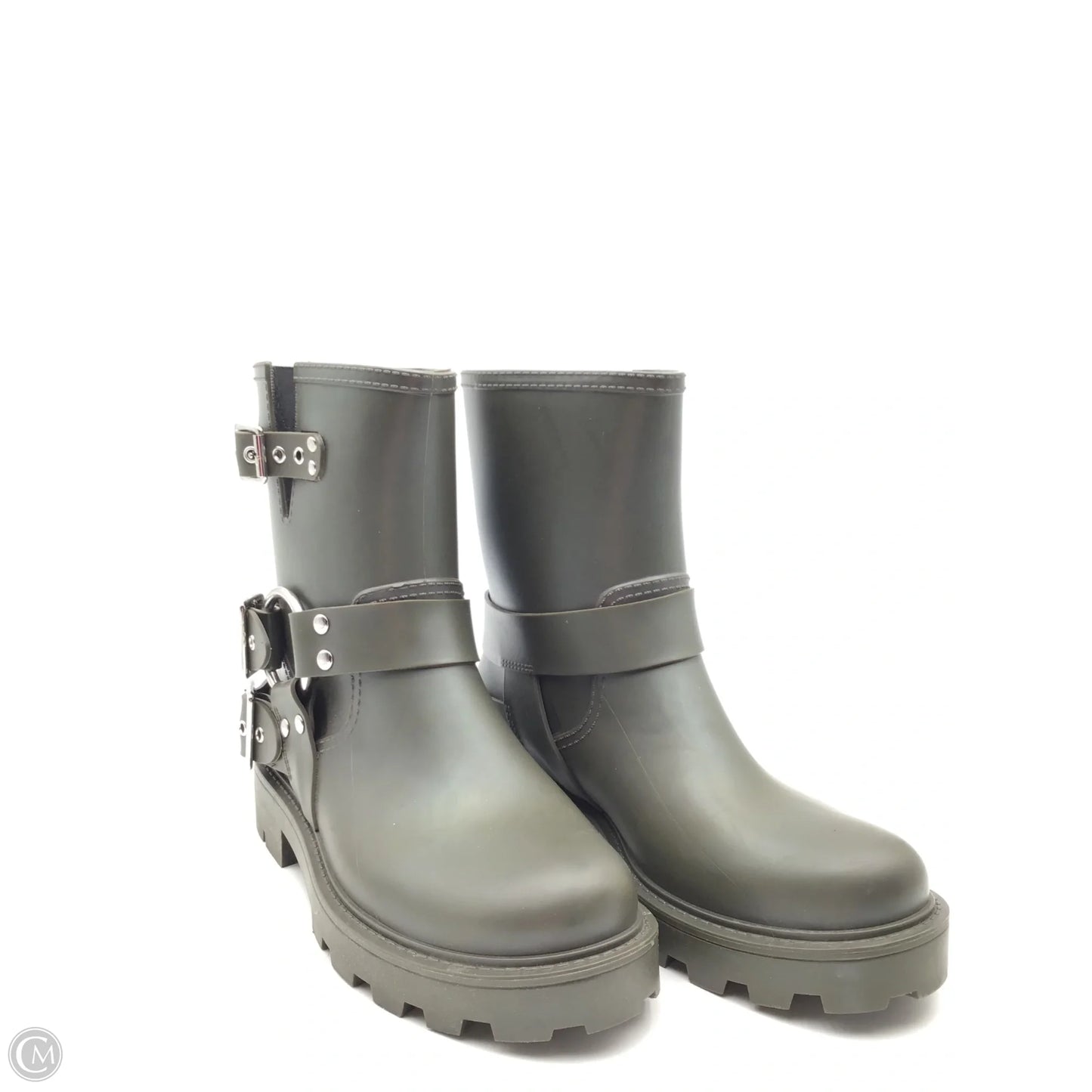 Boots Rain By Jeffrey Campbell In Green, Size: 10