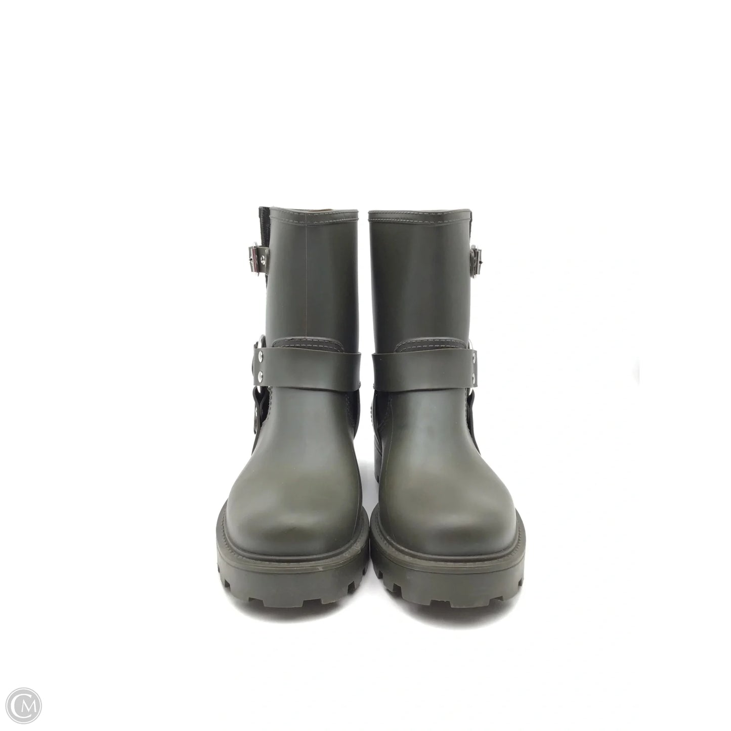 Boots Rain By Jeffrey Campbell In Green, Size: 10