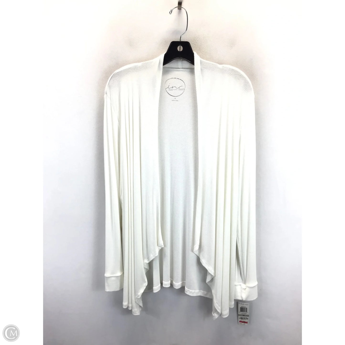 Cardigan By International Concepts In White, Size: 1x