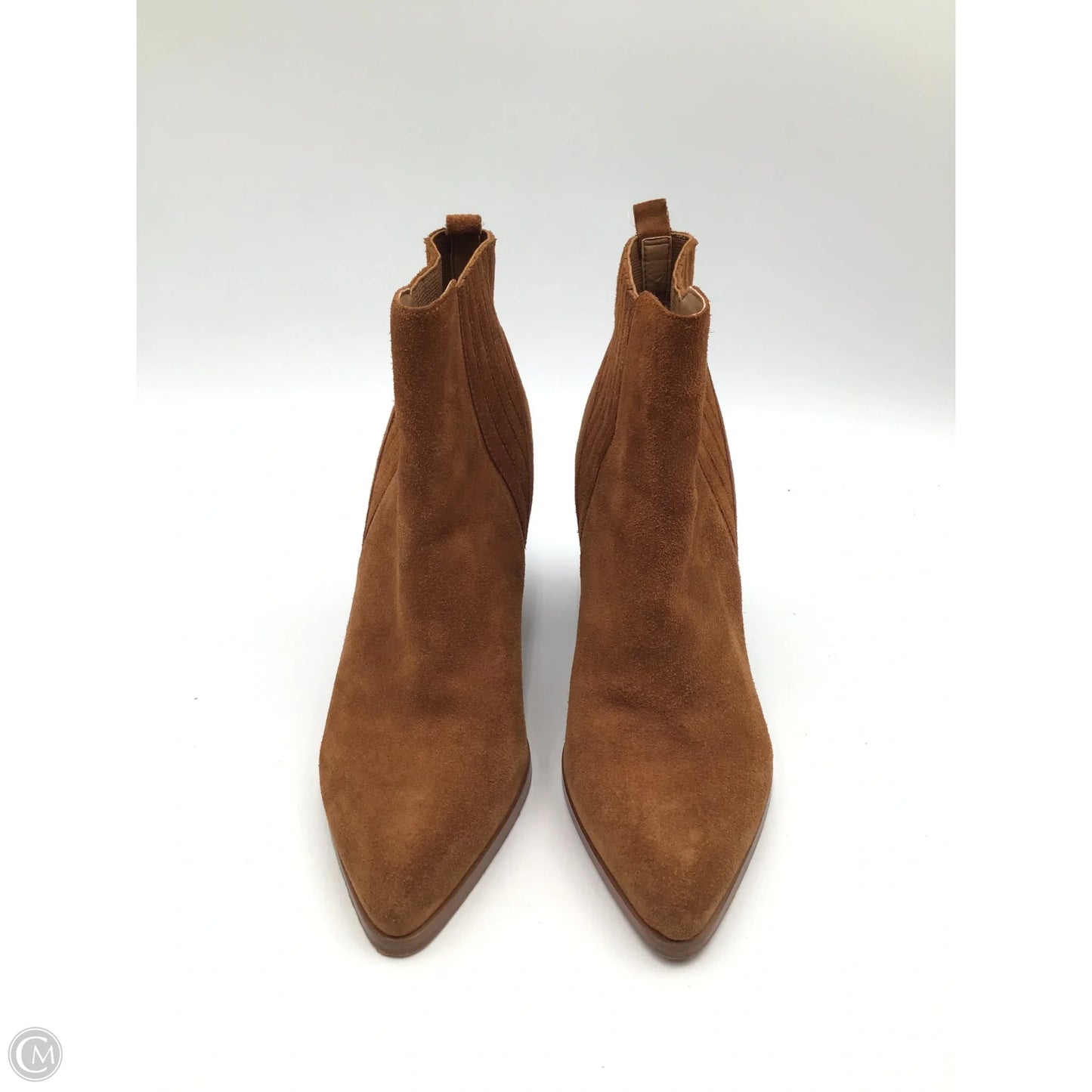 Boots Ankle Flats By Marc Fisher In Brown, Size: 8