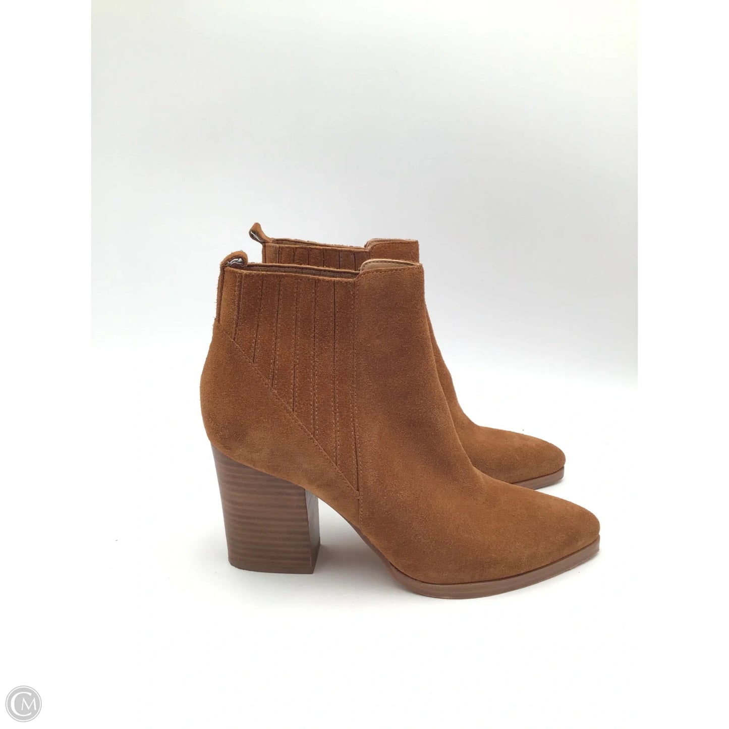 Boots Ankle Flats By Marc Fisher In Brown, Size: 8