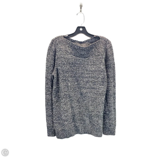 Sweater By Croft And Barrow In Black & Grey, Size: L