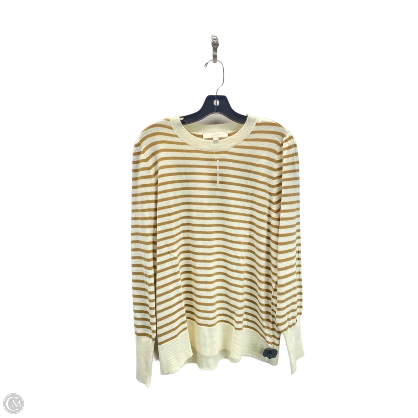 Sweater By Loft In Striped Pattern, Size: Xl