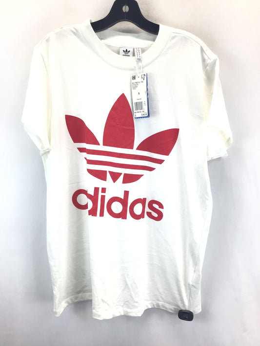 Athletic Top Short Sleeve By Adidas  Size: S