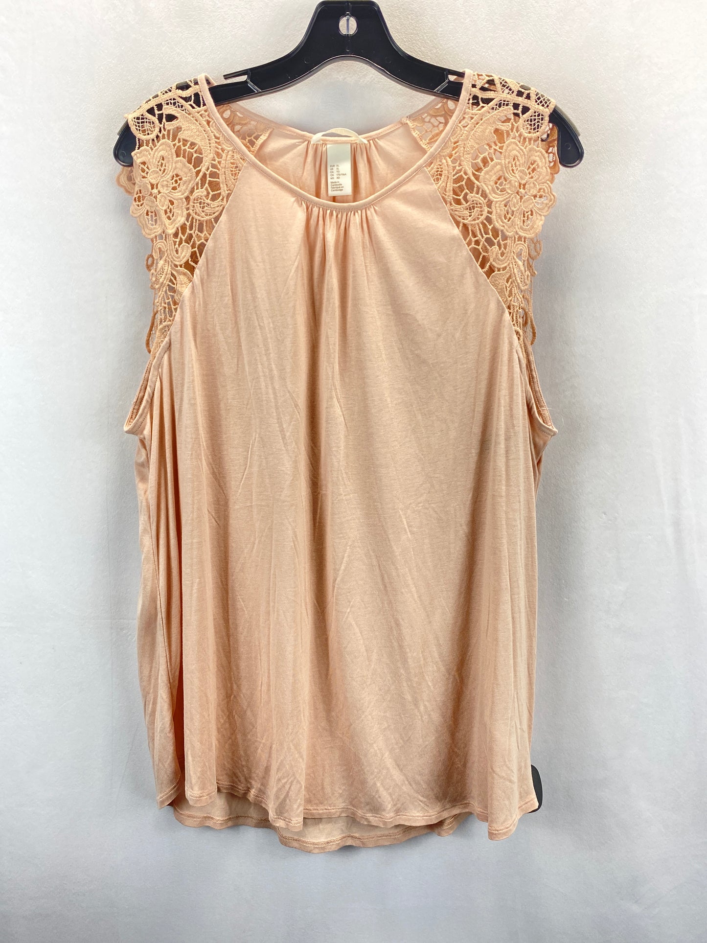 Peach Top Sleeveless H&m, Size Xl