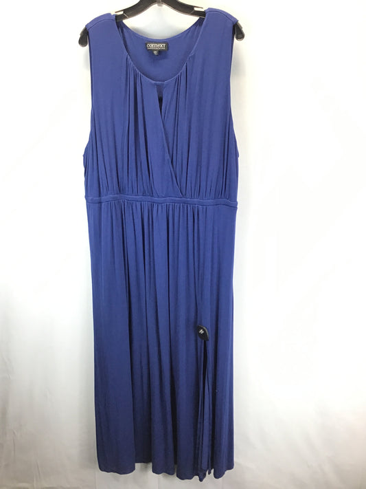 Dress Casual Maxi By Context  Size: 3x