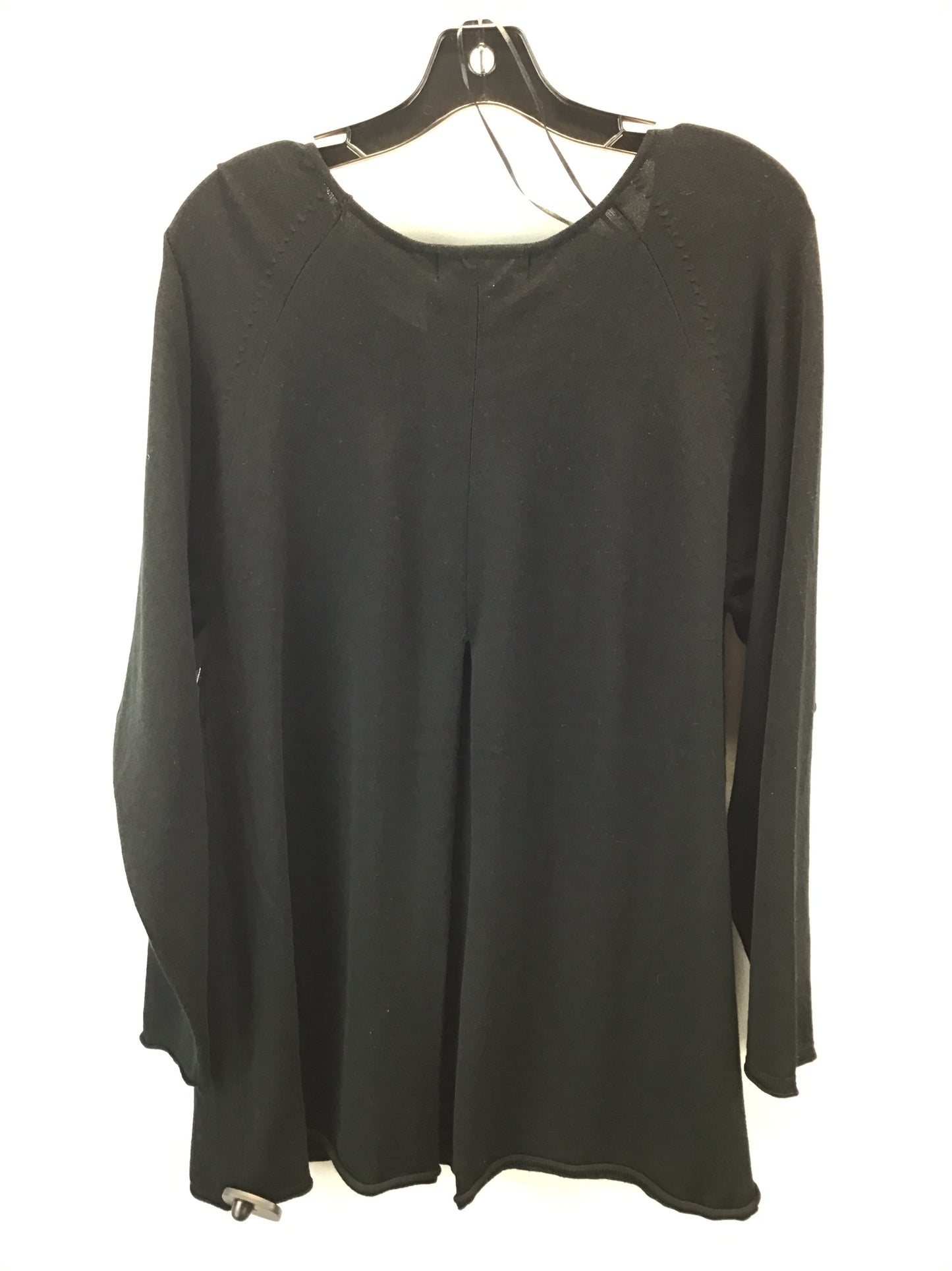 Top Long Sleeve Basic By Clothes Mentor In Black, Size: 1x