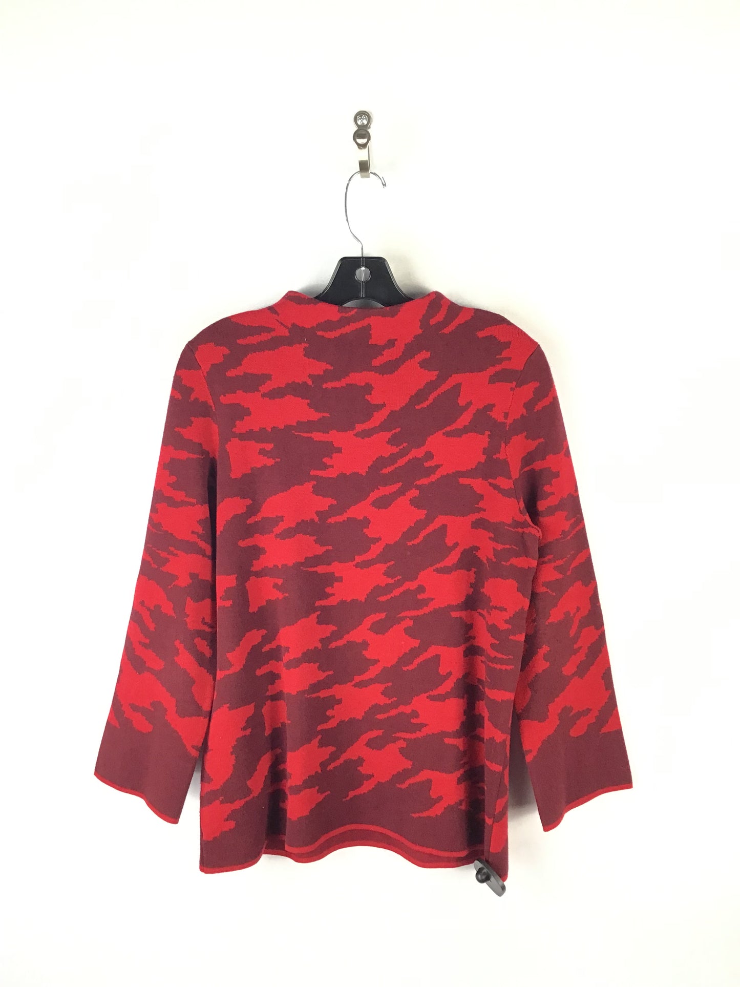 Sweater By Chicos In Camouflage Print, Size: M