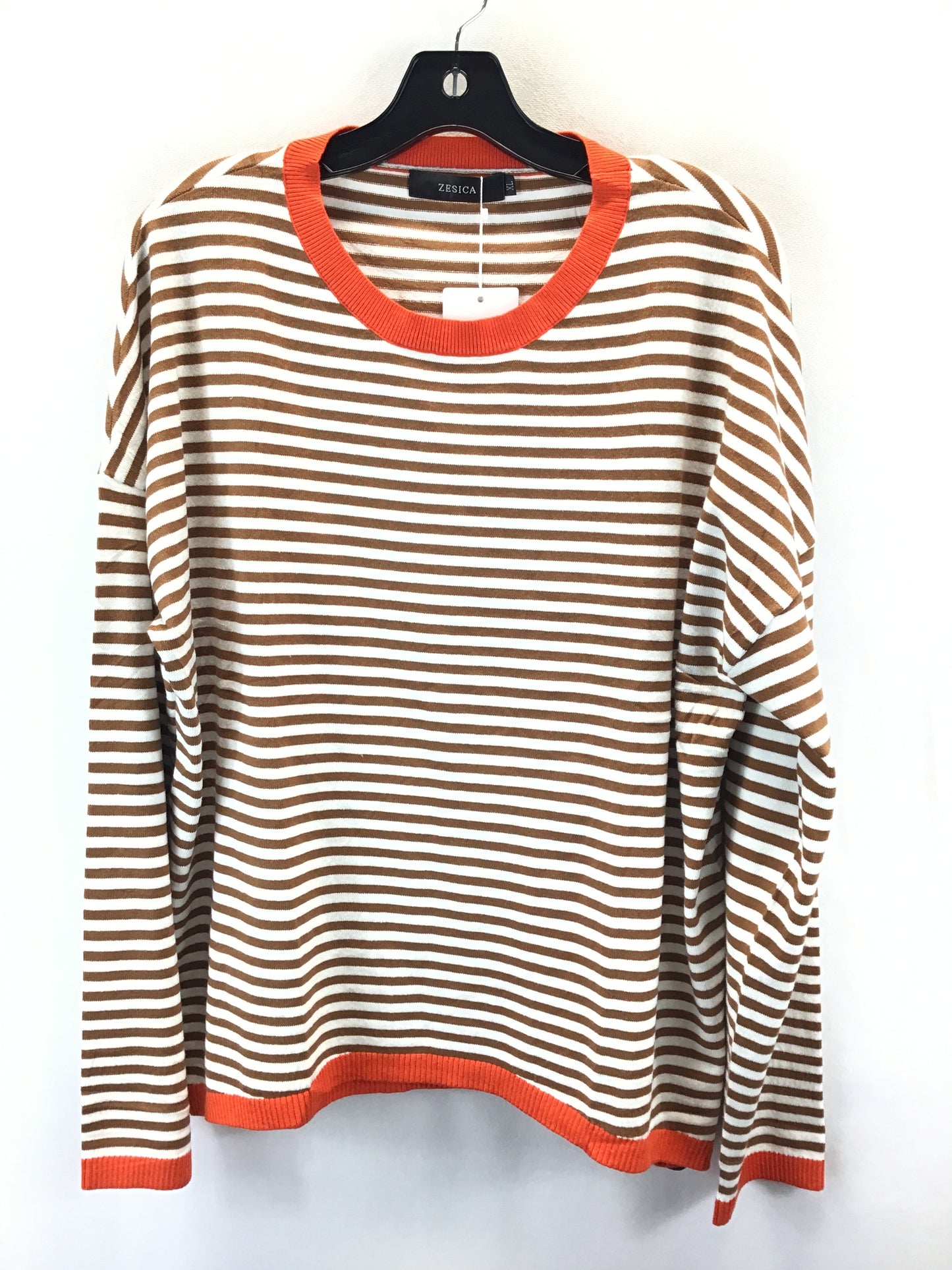 Top Long Sleeve By Clothes Mentor In Striped Pattern, Size: Xl