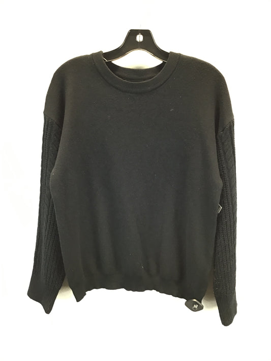 Sweater By Clothes Mentor In Black, Size: L