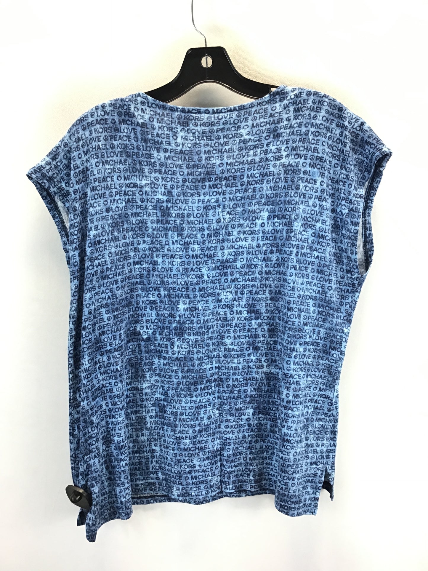 Top Sleeveless Designer By Michael By Michael Kors In Blue, Size: Xl