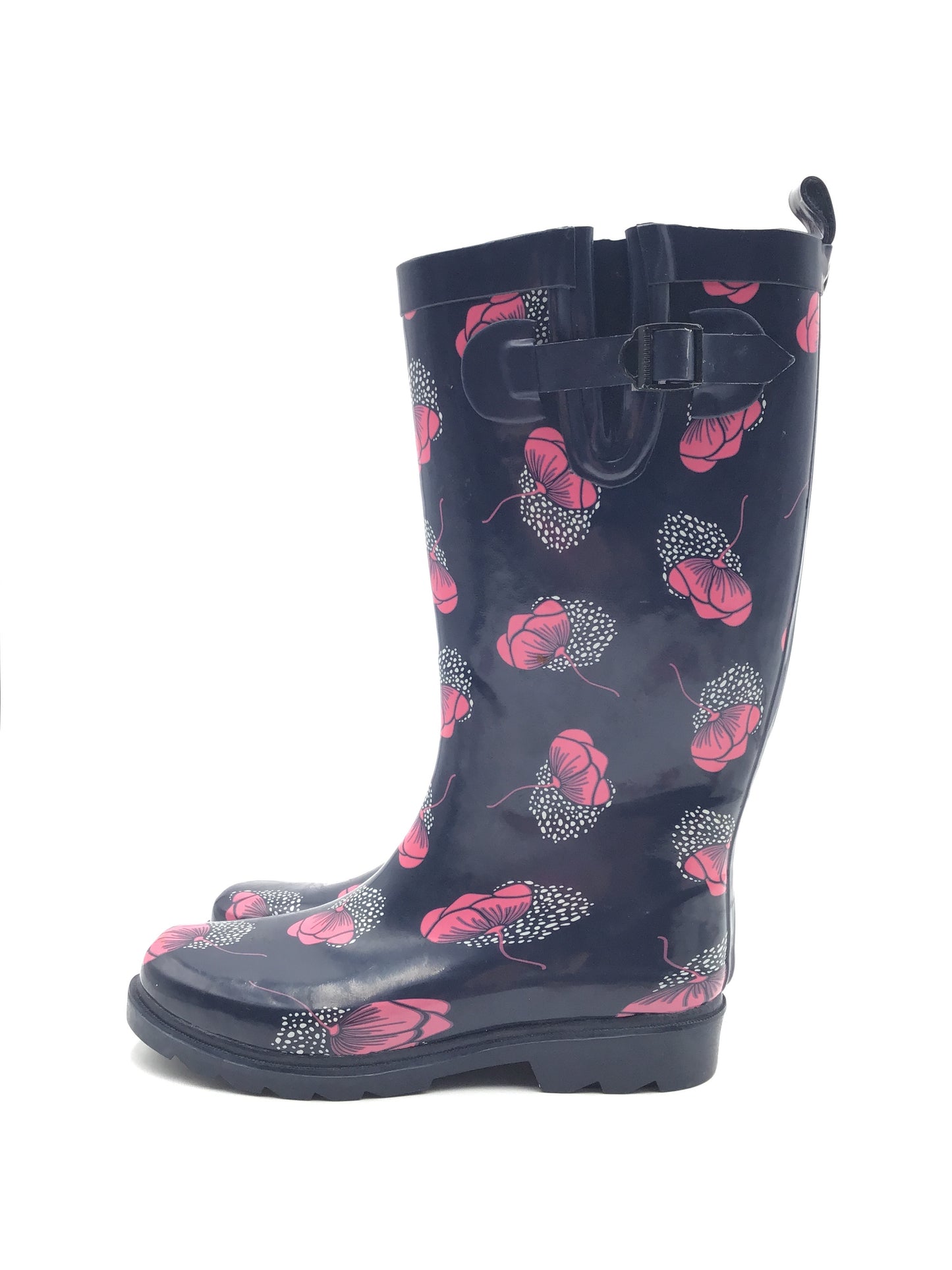 Boots Rain By Capelli In Floral Print, Size: 8