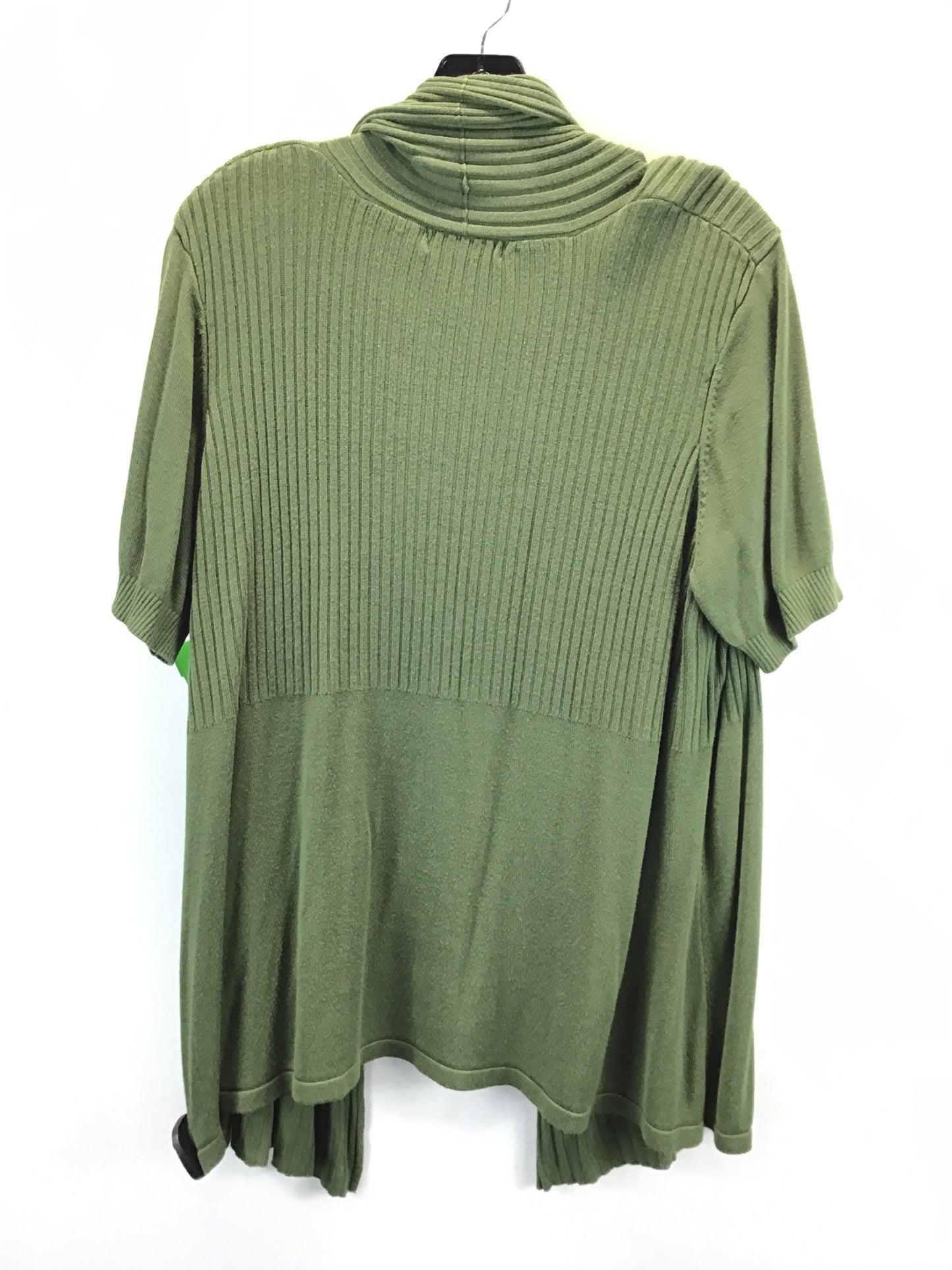 Cardigan By Dressbarn In Green, Size: 2x