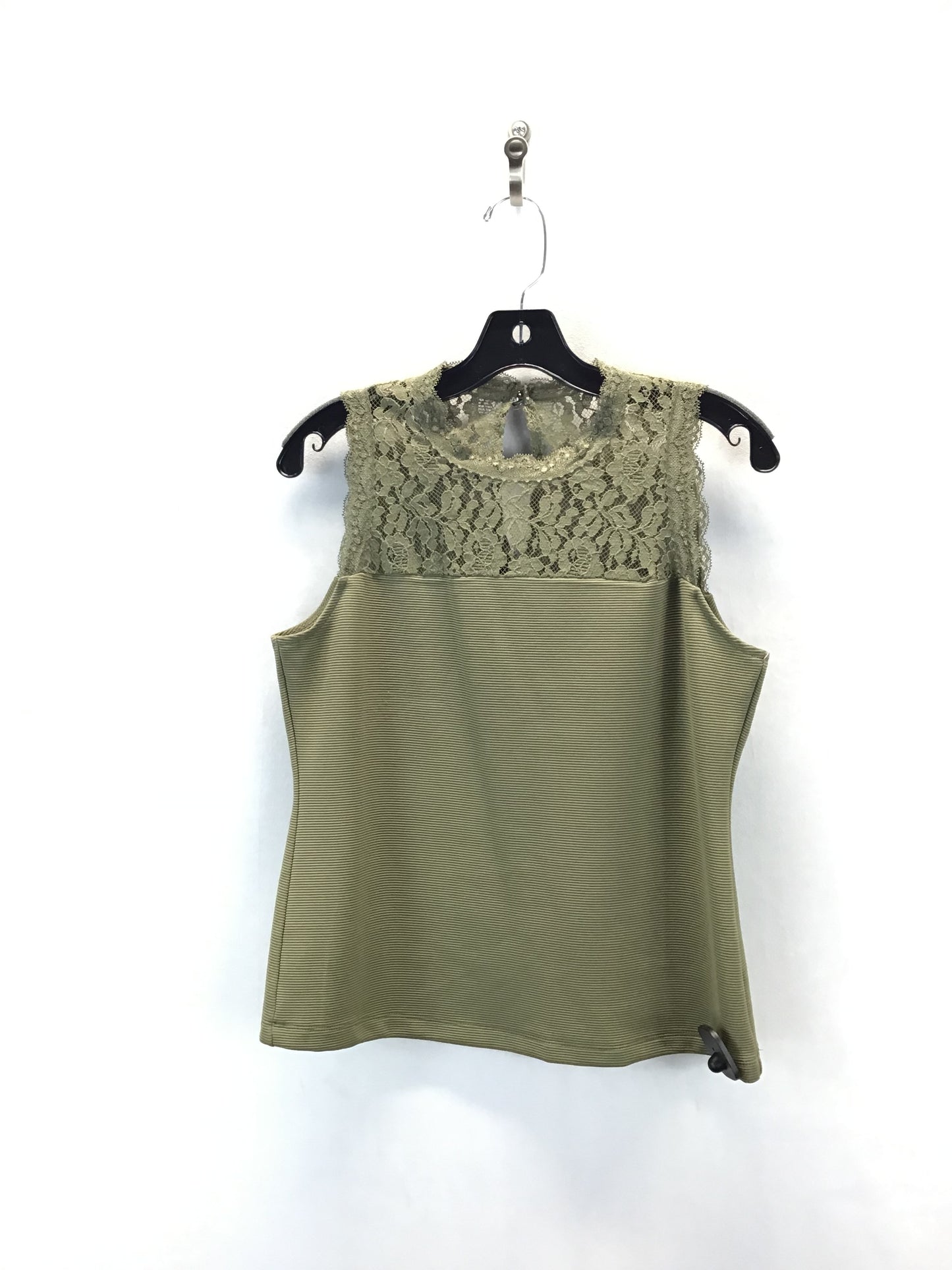 Top Sleeveless By New York And Co In Green, Size: S