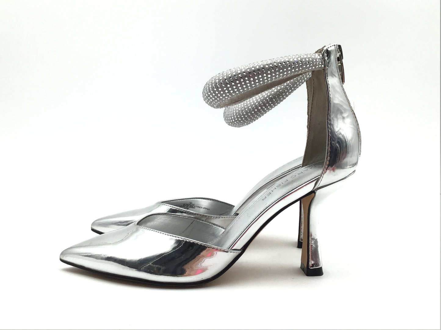 Shoes Heels Stiletto By Marc Fisher In Silver, Size: 7