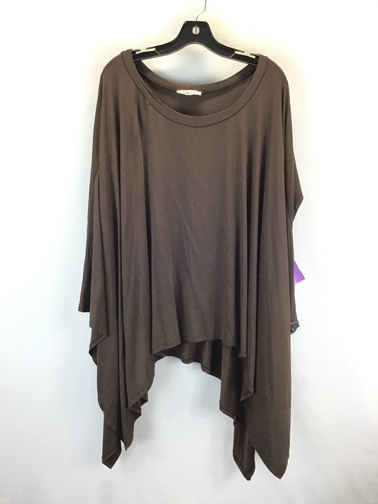 Top Short Sleeve Basic By Clothes Mentor In Brown, Size: Xl