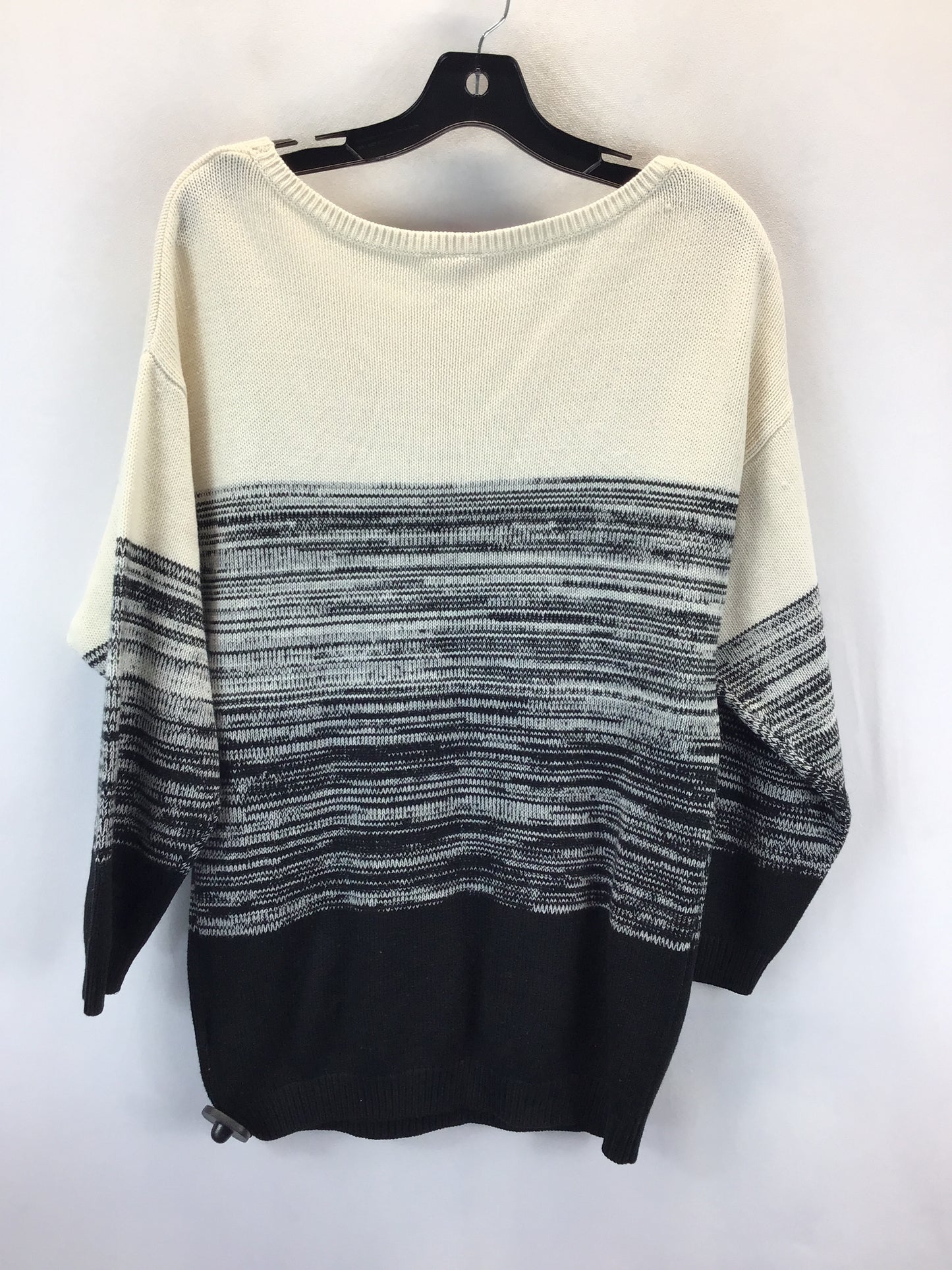 Sweater By H&m In Black & Cream, Size: S