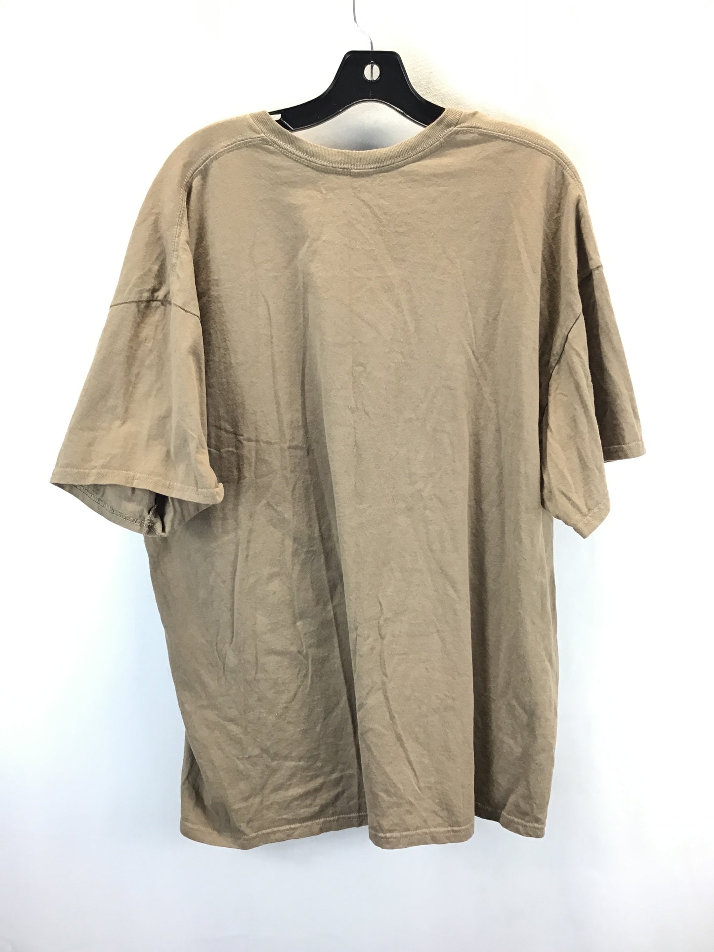 Top Short Sleeve By Fashion Nova In Brown, Size: 2x