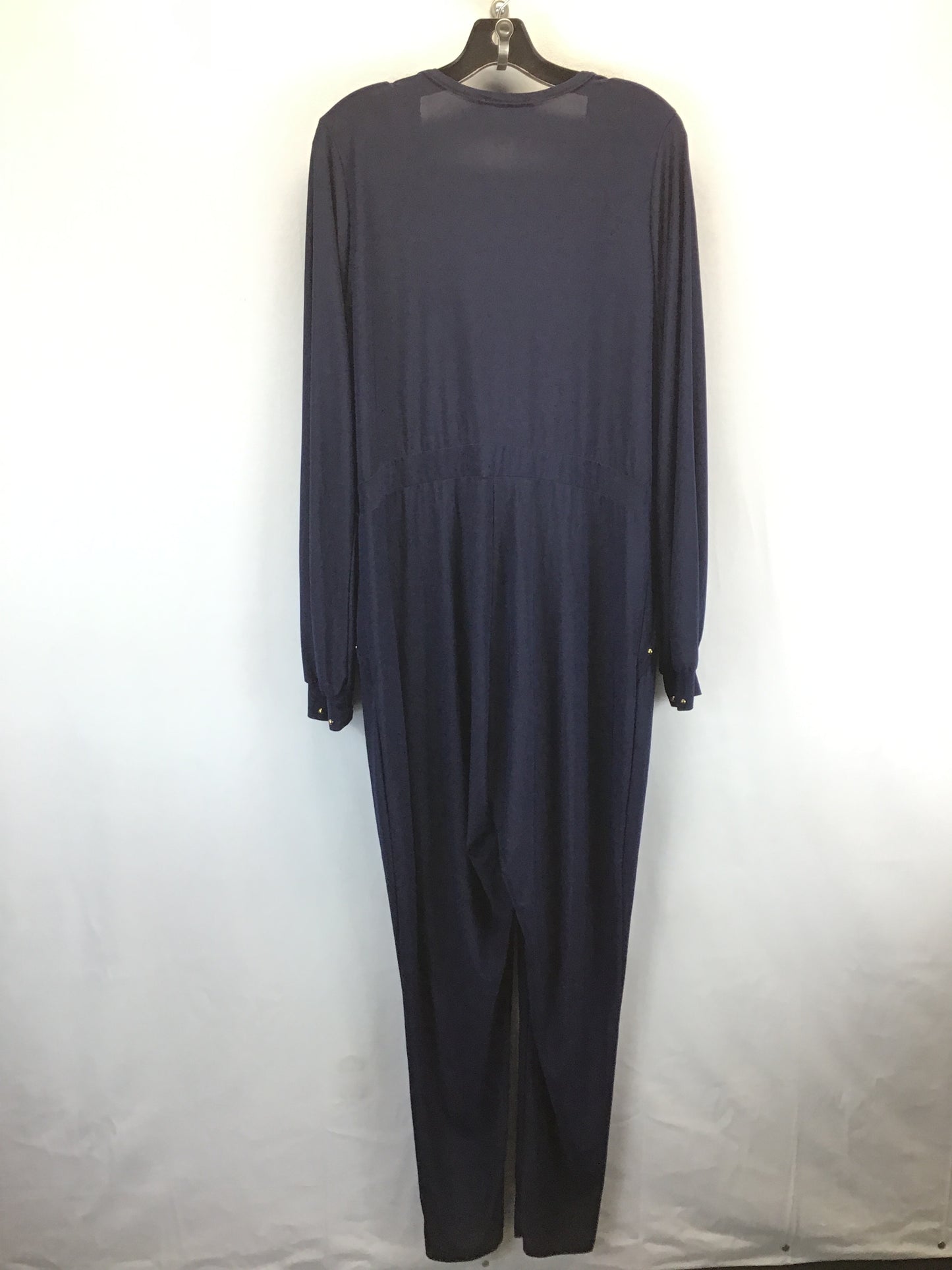 Jumpsuit By Fashion To Figure In Navy, Size: 2x