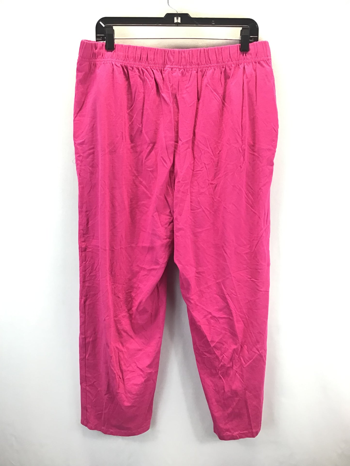 Athletic Pants 2pc By Clothes Mentor In Pink, Size: 1x