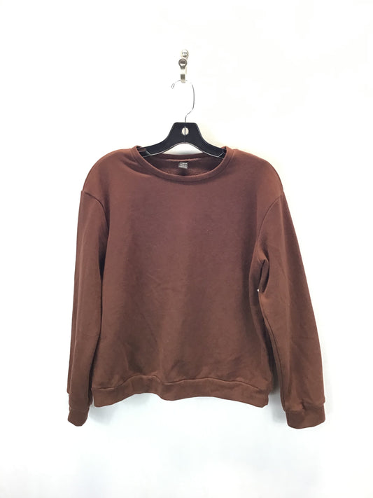 Sweatshirt Collar By Shein In Brown, Size: M