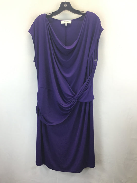 Dress Work By Jones Studio In Purple, Size: 2x