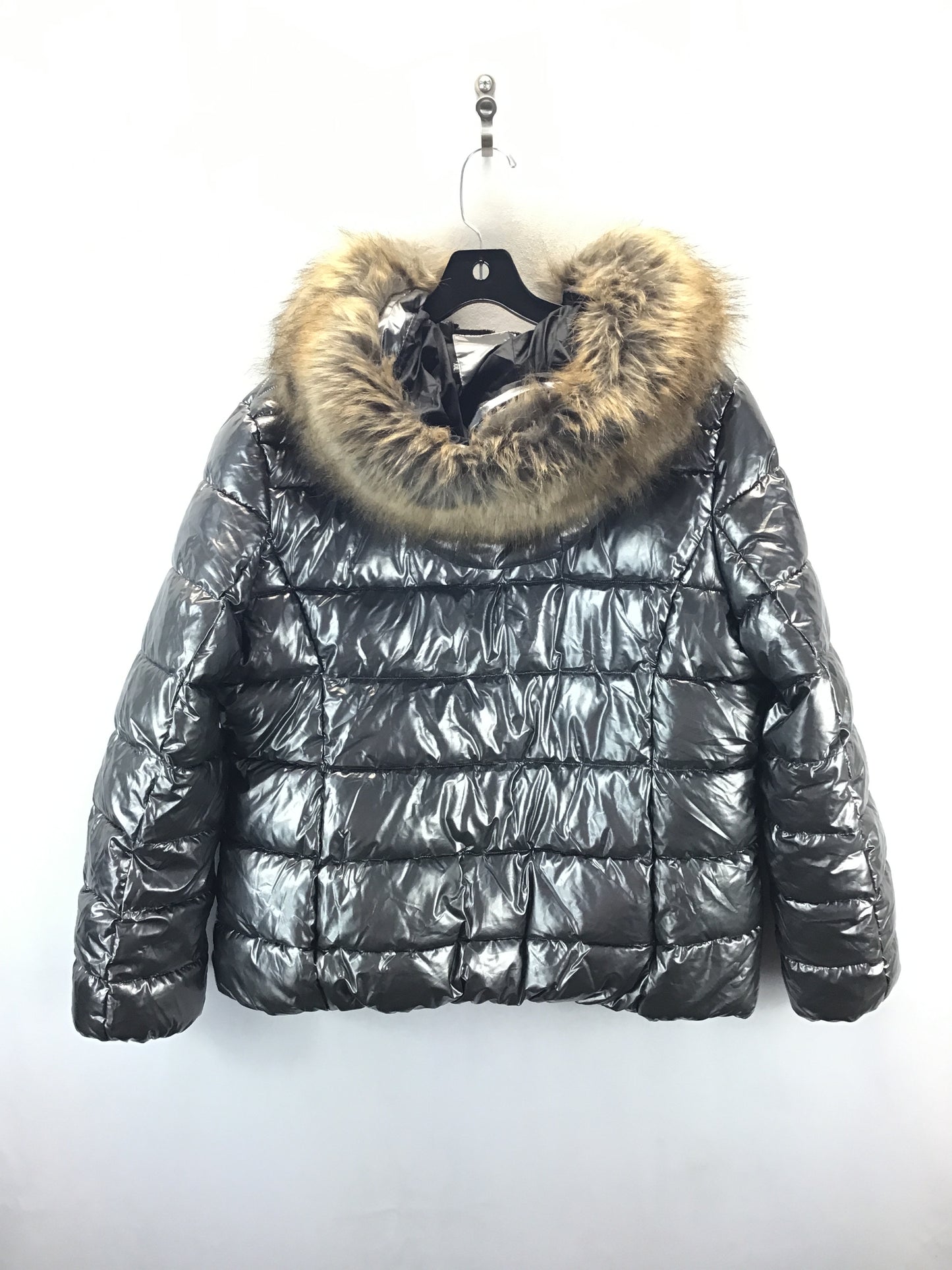 Coat Puffer & Quilted By Clothes Mentor In Grey, Size: 2x