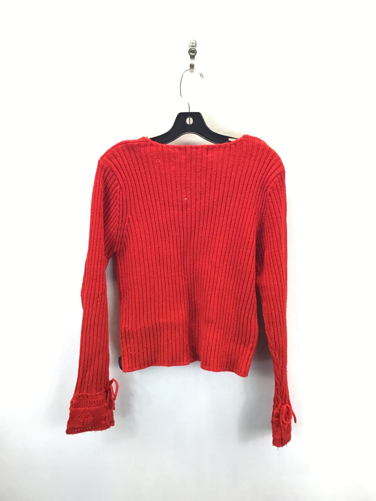 Sweater By Clothes Mentor In Red, Size: L