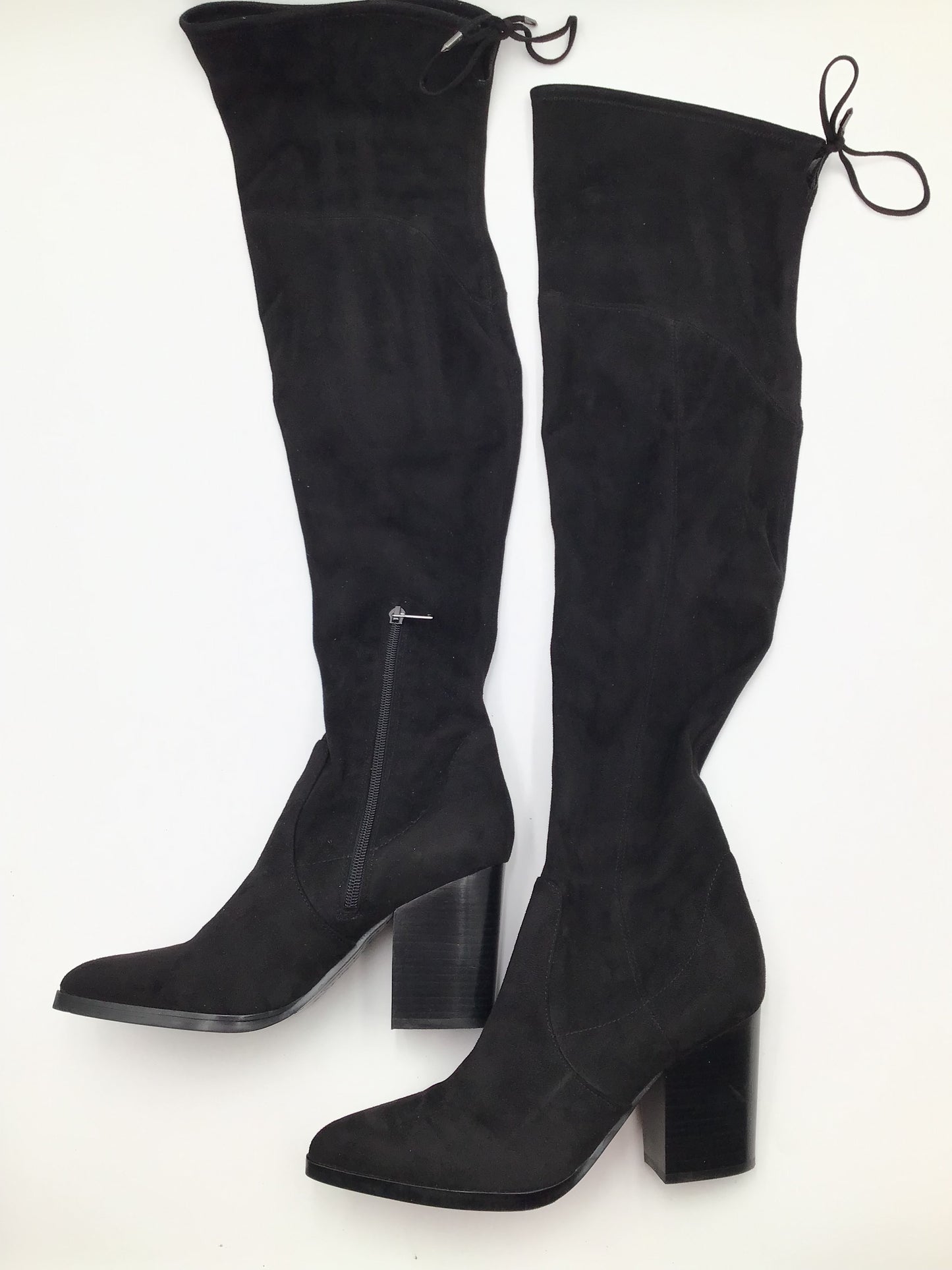 Boots Knee Heels By Marc Fisher In Black, Size: 8.5