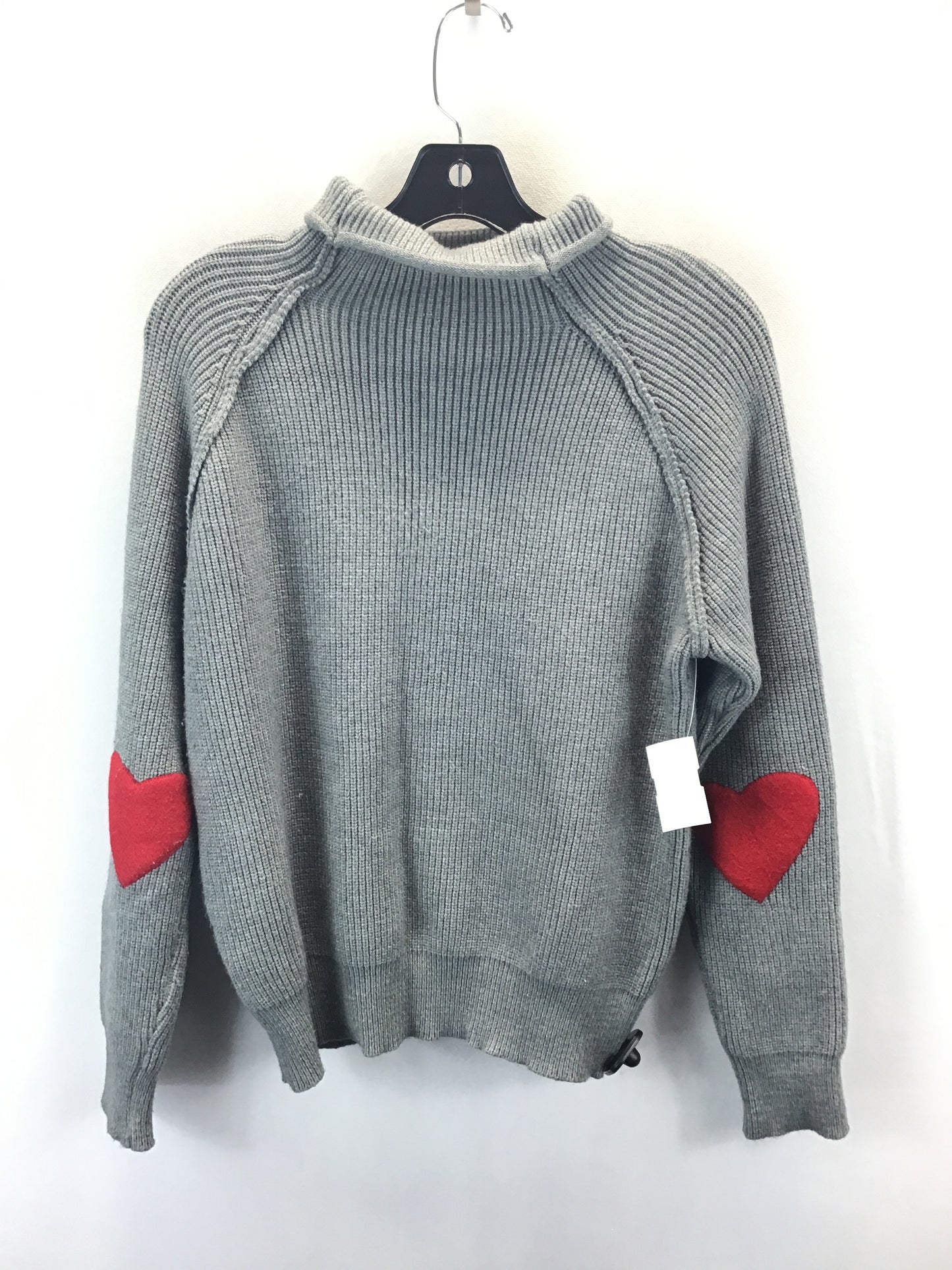 Sweater By Clothes Mentor In Grey, Size: L