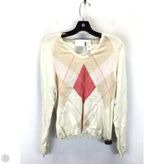Top Long Sleeve By Liz Claiborne In Multi-colored, Size: M