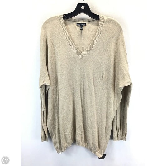 Top Long Sleeve Basic By Mango In Beige, Size: M
