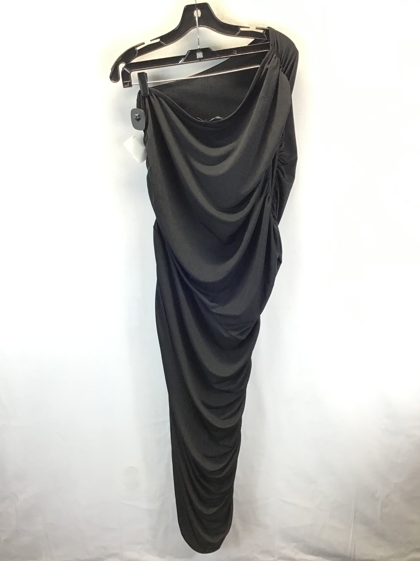 Dress Party Midi By Pretty Little Thing In Black, Size: 2x