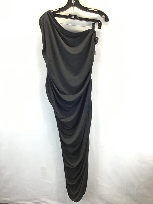 Dress Party Midi By Pretty Little Thing In Black, Size: 2x