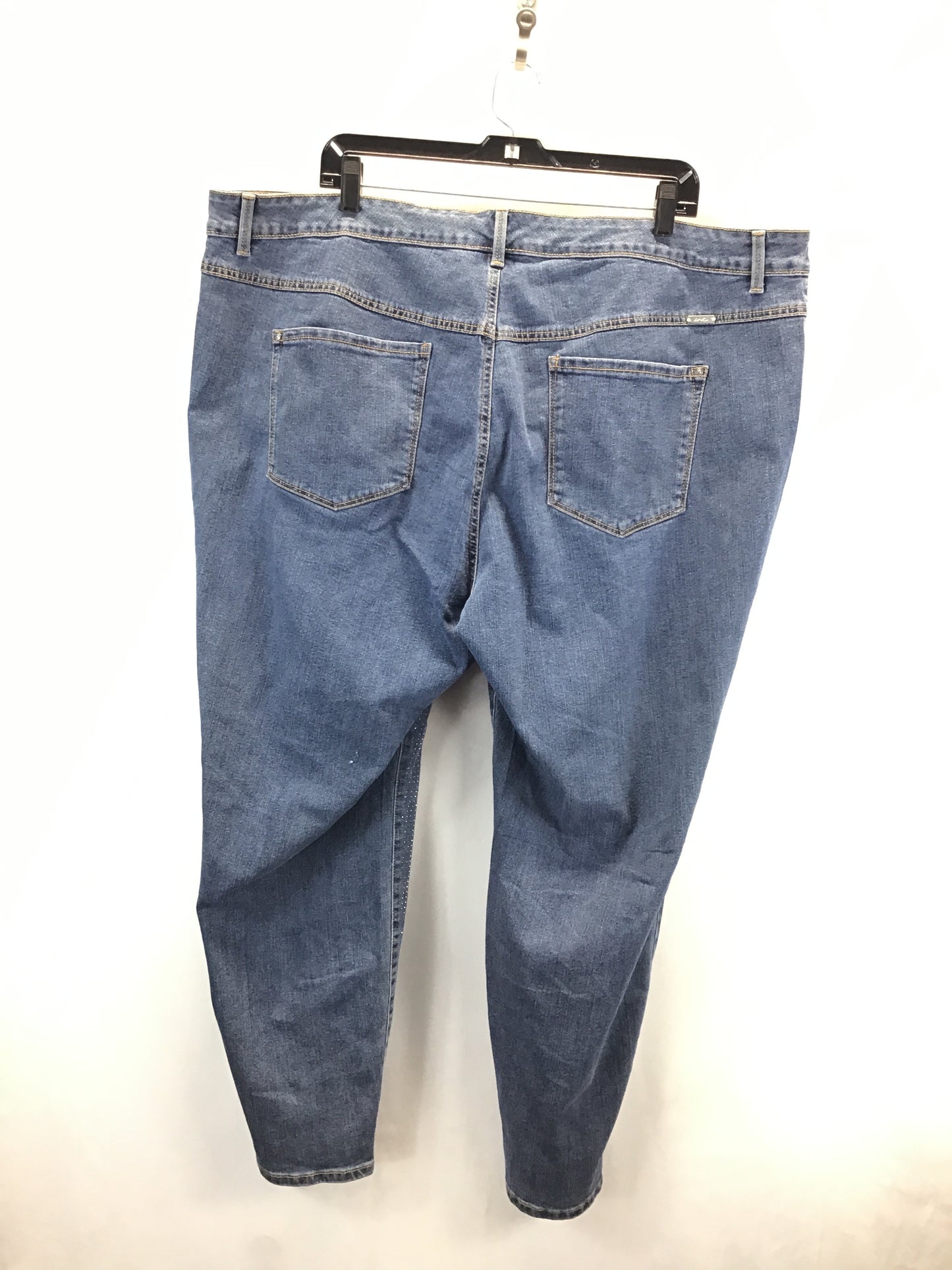 Jeans Skinny By Inc In Blue & Silver, Size: 24