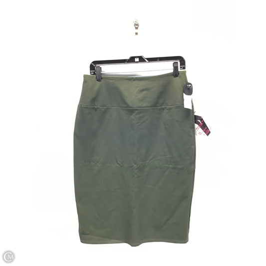 Skirt Midi By Clothes Mentor In Green, Size: M