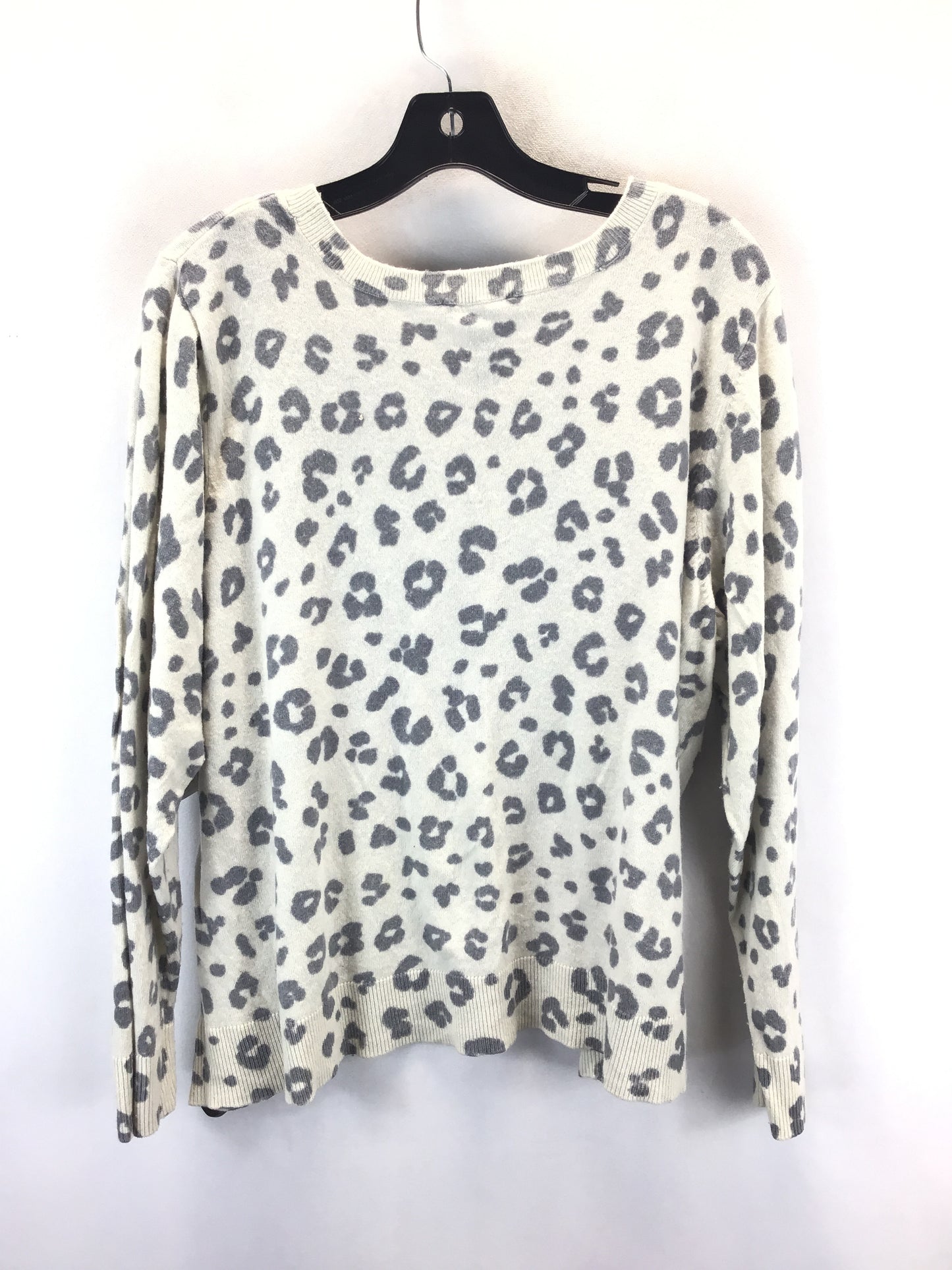 Sweatshirt Collar By Inc In Leopard Print, Size: 3x